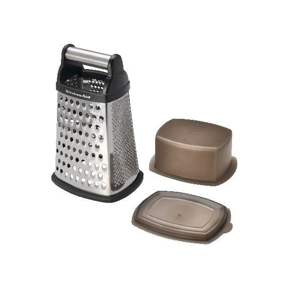 KitchenAid Stainless Steel Boxed Grater with Bottom Container Q1