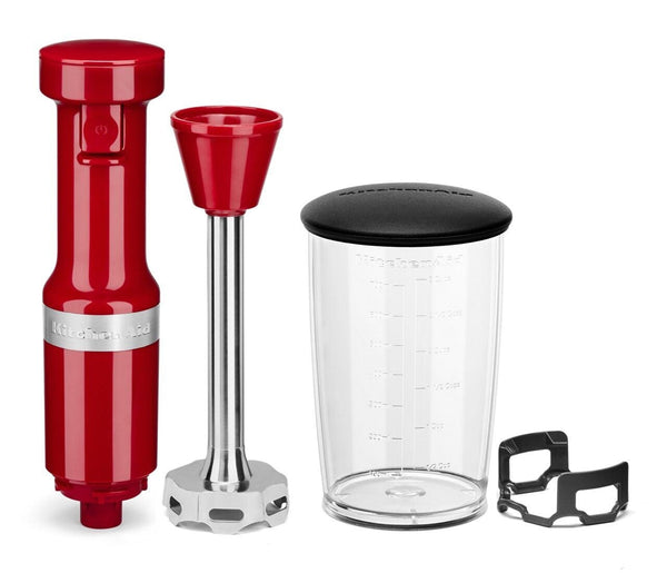KitchenAid Variable Speed Corded Hand Blender with Blending Jar, Empire Red Y3