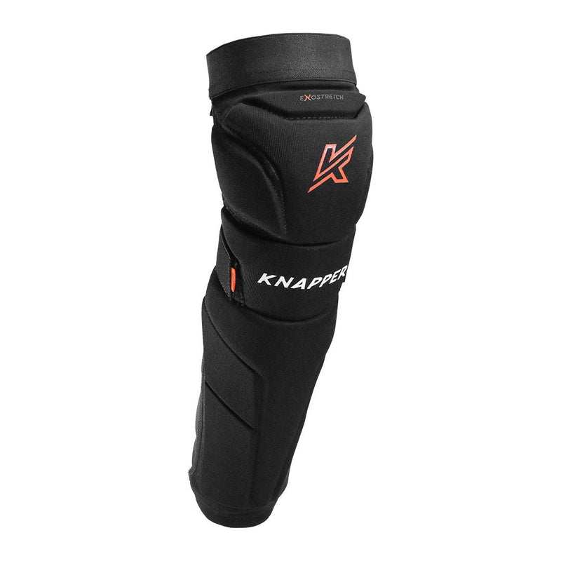 Knapper 555 Dek Hockey Shin Guards, Black, Assorted Sizes F1
