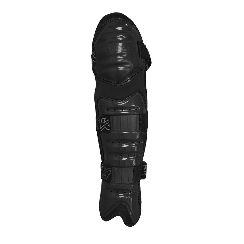 Knapper AK3 Dek Hockey Shin Guards, Black, Assorted Sizes O4