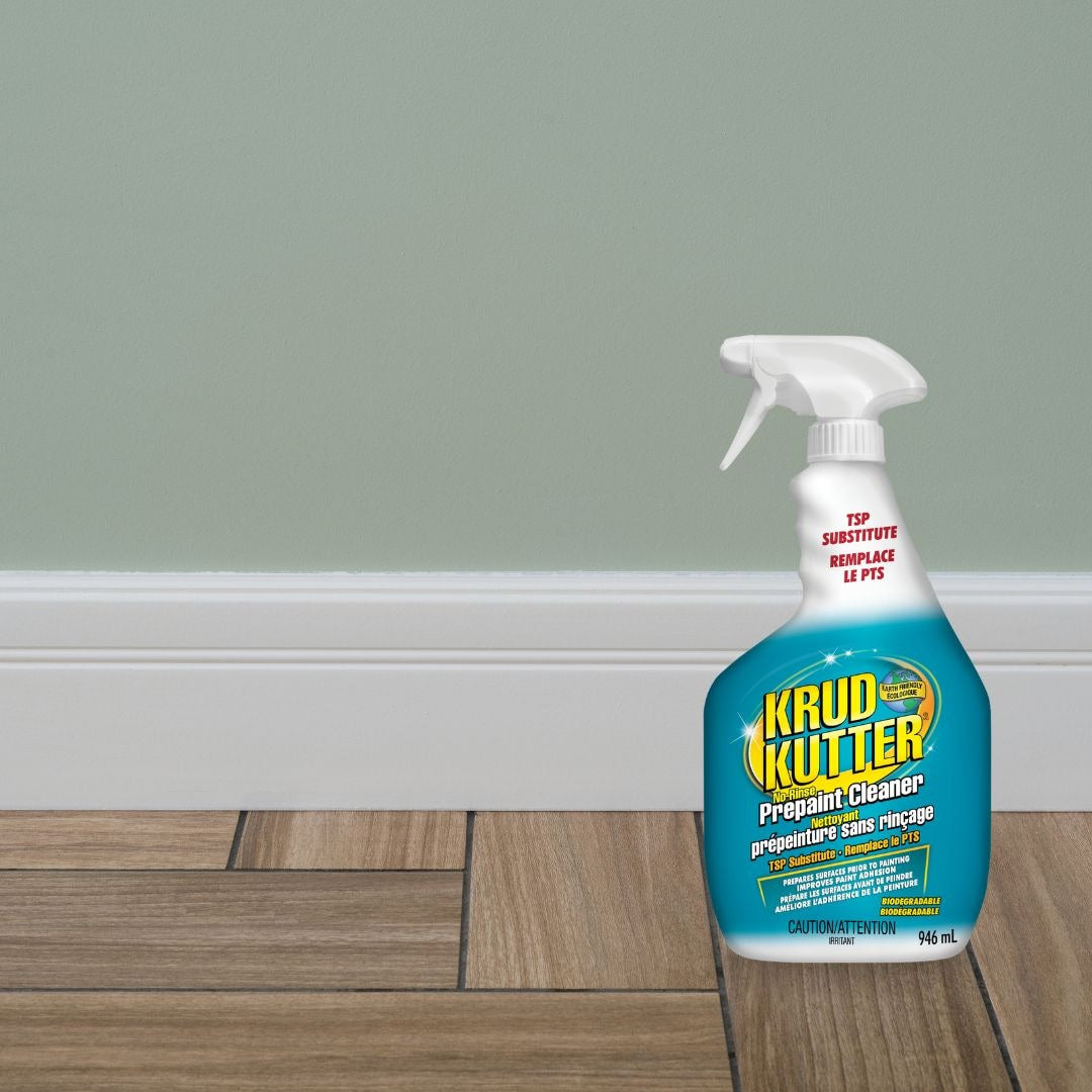 Krud Kutter Prepaint Cleaner, No-Rinse TSP Substitute, Cleans & Deglosses Surfaces 946-mL