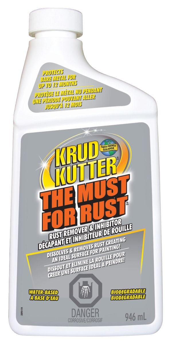Krud Kutter Water-Based Liquid Rust Remover & Inhibitor, Biodegradable, 946-mL N8