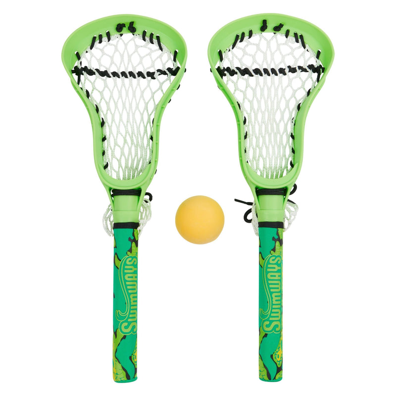 Lacrosse Stick Set, Multi-Coloured, 2-pk, Ages 5+, for Beach/Pool Fun Activities X3