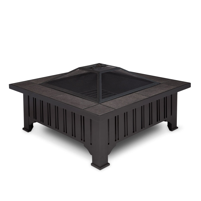 Lafayette Square Wood Burning Fire Pit in Black, 34-in H3