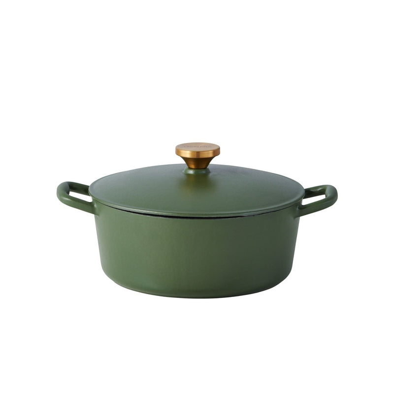 Lagostina Deep Olive Tuscan Enamel/Cast Iron Dutch Oven, 4-qt R0