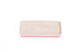 Lagostina Stoneware Heart Cocottes and Tray, Gradient Rose, 5-pc