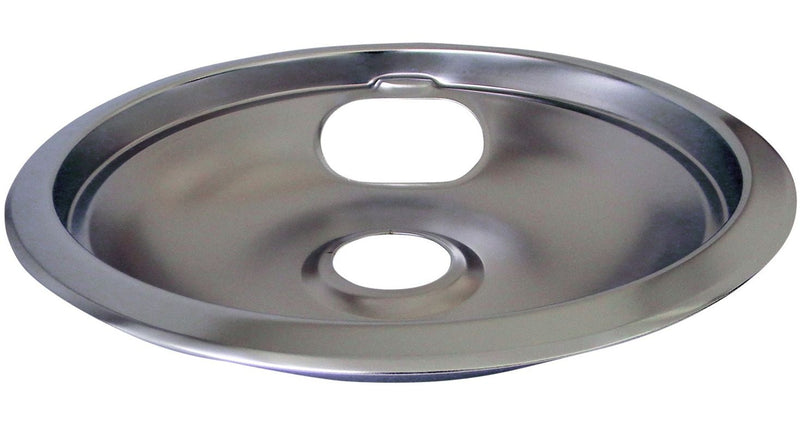 Laser Chrome Drip Pan Shallow Draw, 8-in H8