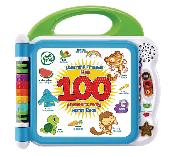 LeapFrog Learning Friends 100 Words Book Play Toy For Toddlers, Bilingual, Ages 18m+ U9