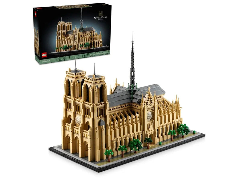 LEGO Architecture Landmarks Notre-Dame de Paris Building Set - 21061, 4383-pcs, Ages 18+ L1