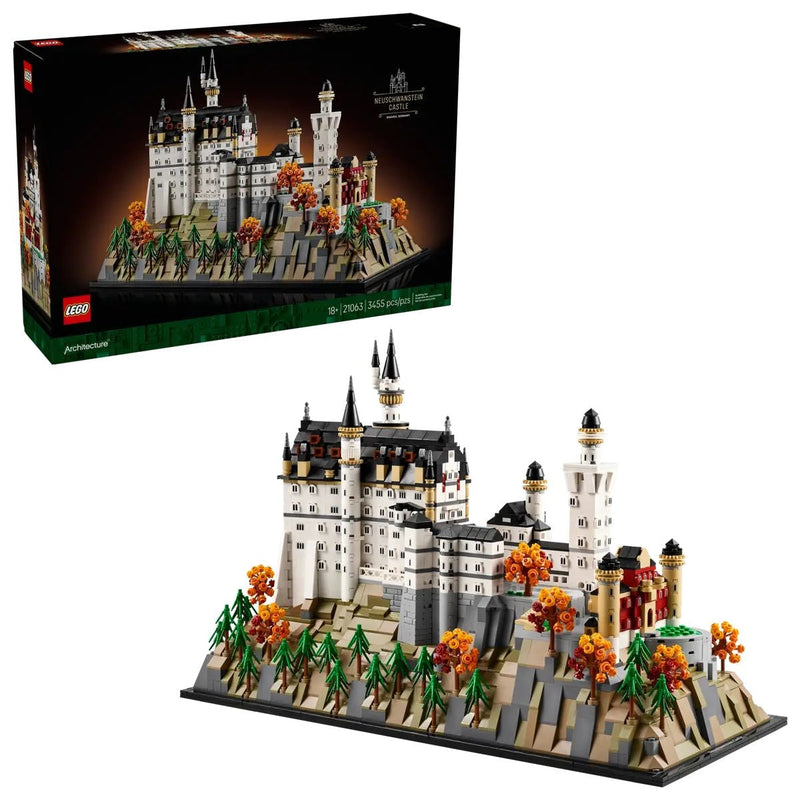 LEGO Architecture Neuschwanstein Castle - 21063, 3455-pcs, Ages 18+ T8