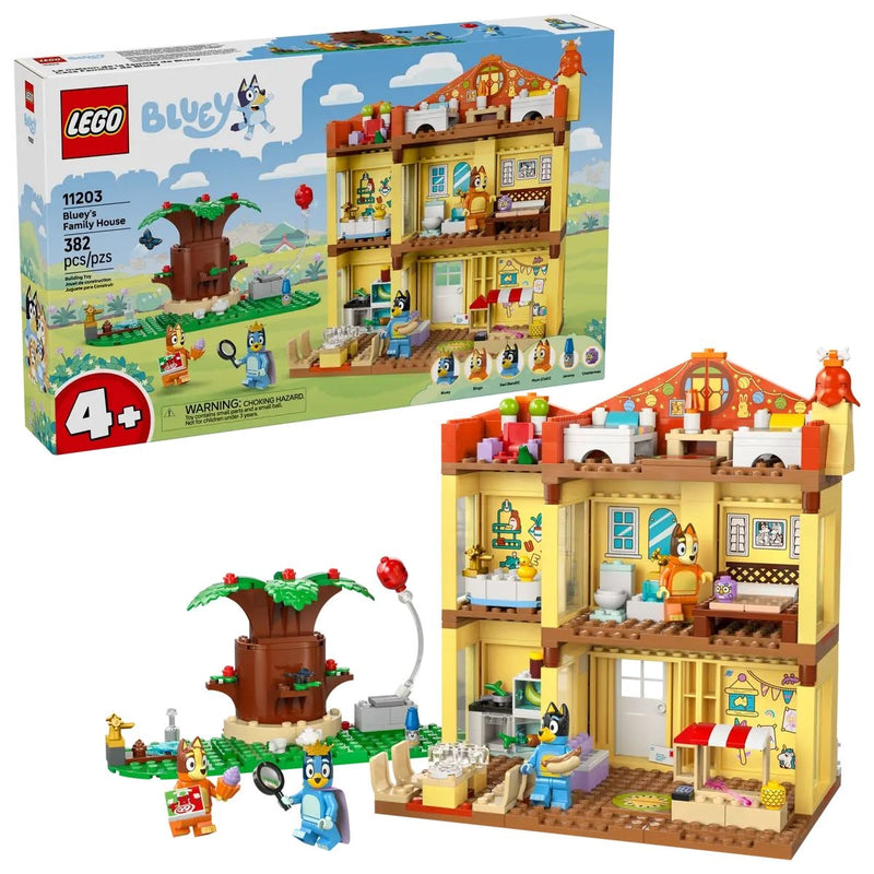 LEGO Bluey's Family House - 11203, 382-pcs, Ages 4+ X9