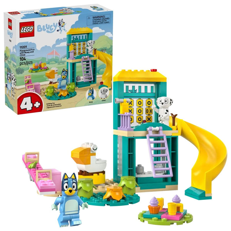 LEGO Bluey's Playground Fun with Bluey and Chloe - 11201, 104-pcs, Ages 4+ M6