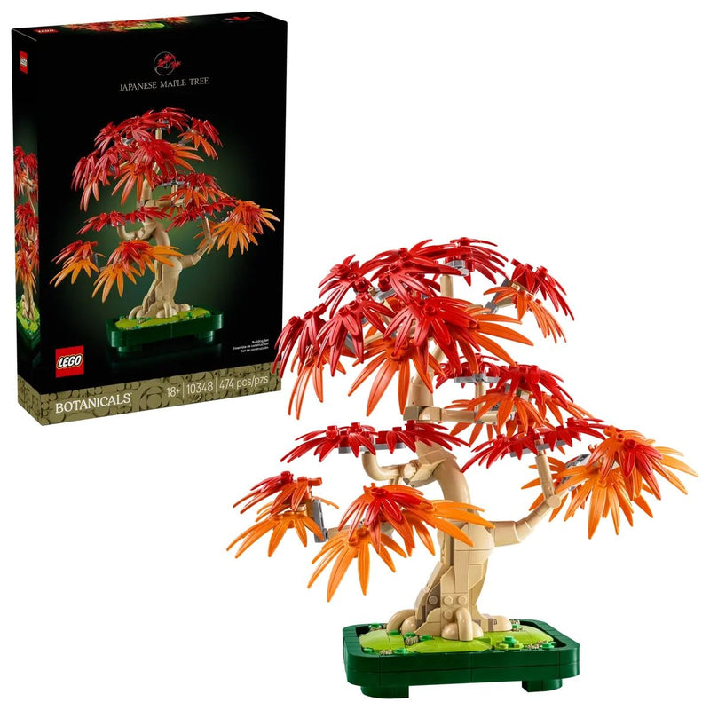 LEGO Botanicals Japanese Red Maple Bonsai Tree - 10348, 474-pcs, Ages 18+ H6