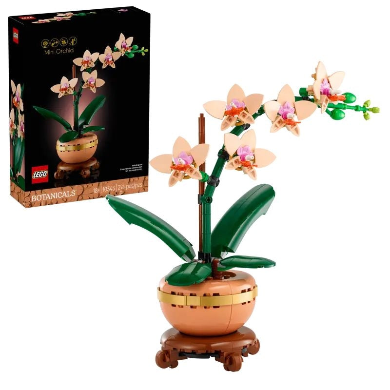 LEGO Botanicals Mini Orchid - 10343, 274-pcs, Ages 18+ E8
