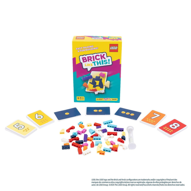 LEGO Brick Like This 2-8 Player Card Game for Ages 7+ R9
