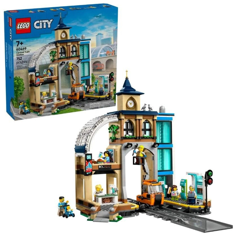 LEGO City Central Train Station - 60469, 752-pcs, Ages 7+ I1