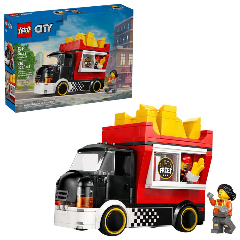 LEGO City Fries Food Truck Building Set - 60488, 216-pcs, Ages 5+ M0