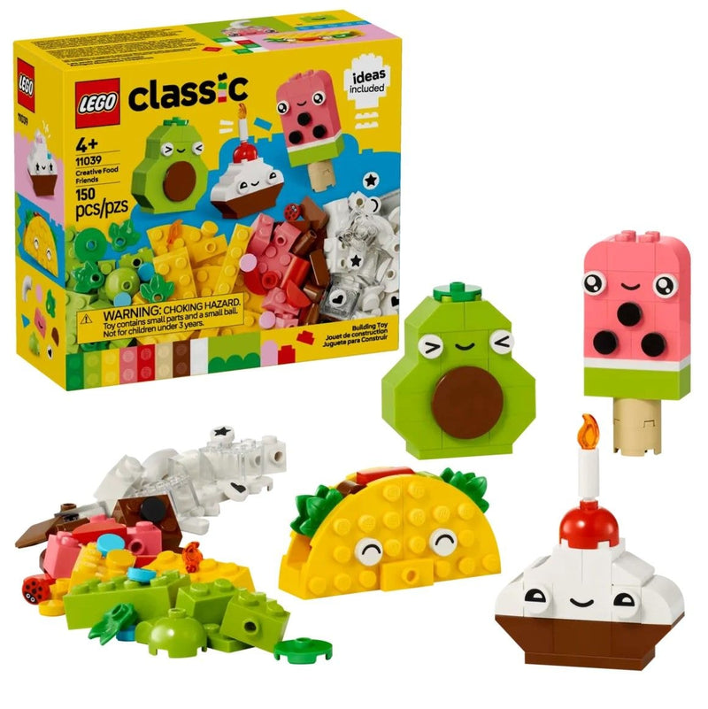 LEGO Classic Creative Food Friends - 11039, 150-pcs, Ages 4+ Y3