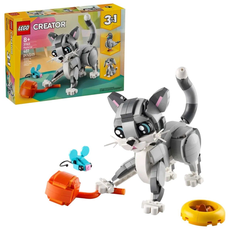 LEGO Creator Playful Cat - 31163, 407-pcs, Ages 8+ Z2