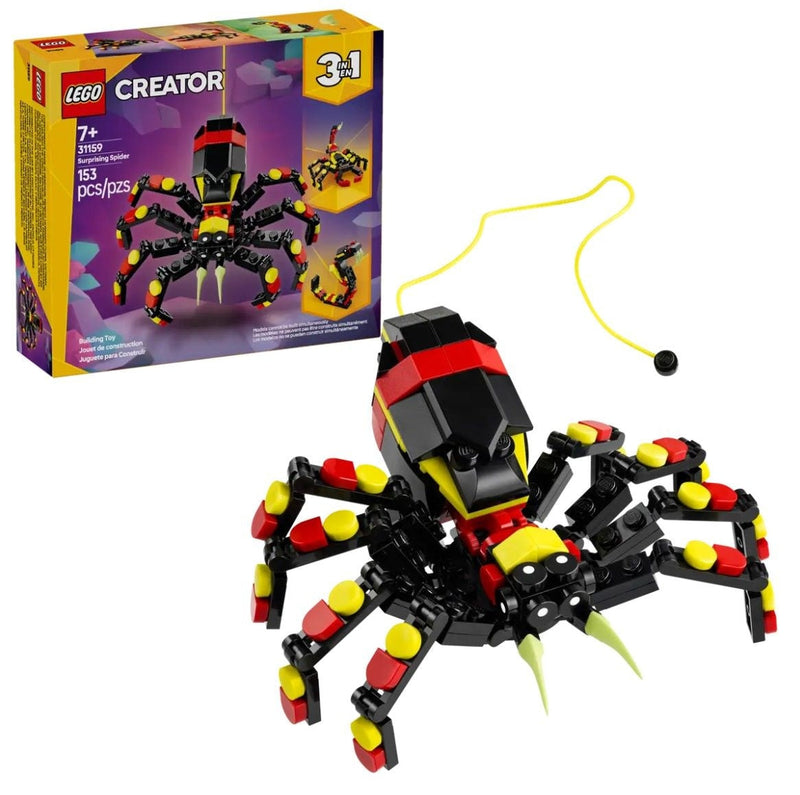 LEGO Creator Wild Animal: Surprising Spider - 31159, 153-pcs, Ages 7+ U9