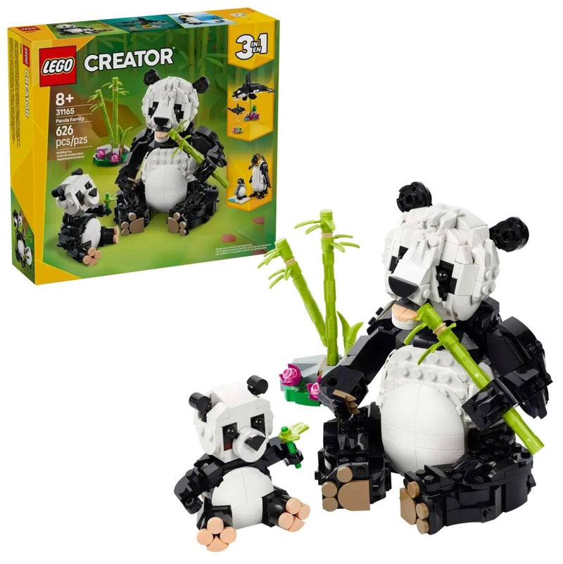 LEGO Creator Wild Animals: Panda Family - 31165, 626-pcs, Ages 8+ A3