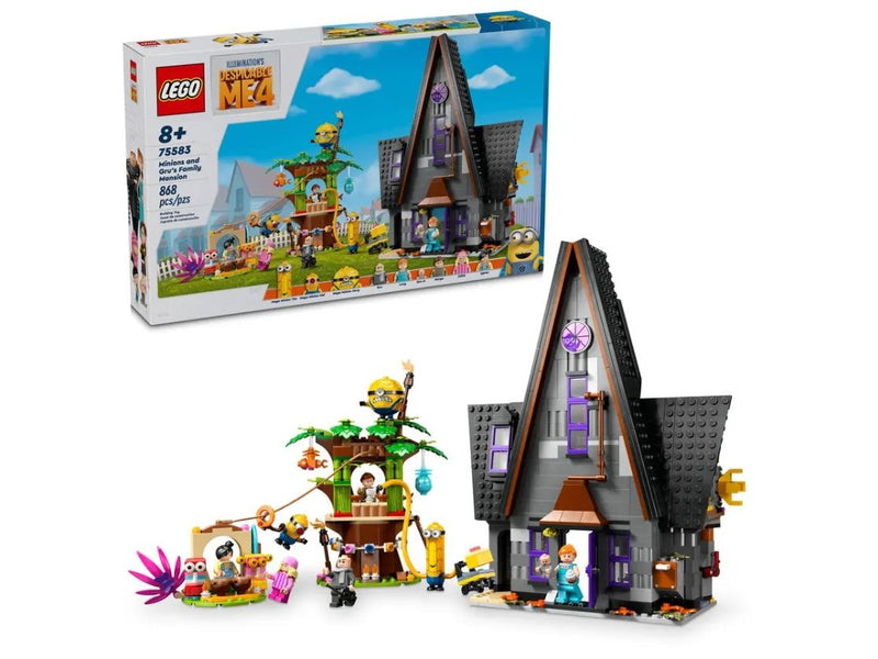 LEGO Despicable Me 4 Minions and Gru's Family Mansion - 75583, 868-pcs, Ages 8+ M6