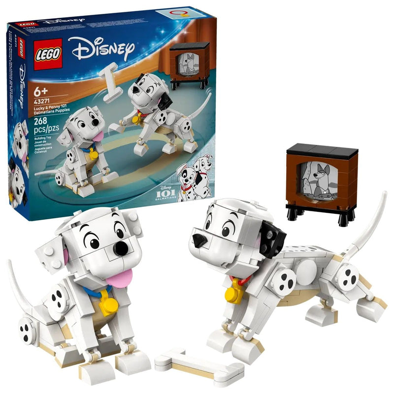LEGO Disney Lucky and Penny 101 Dalmatians Puppies - 43271, 268-pcs, Ages 6+ B6