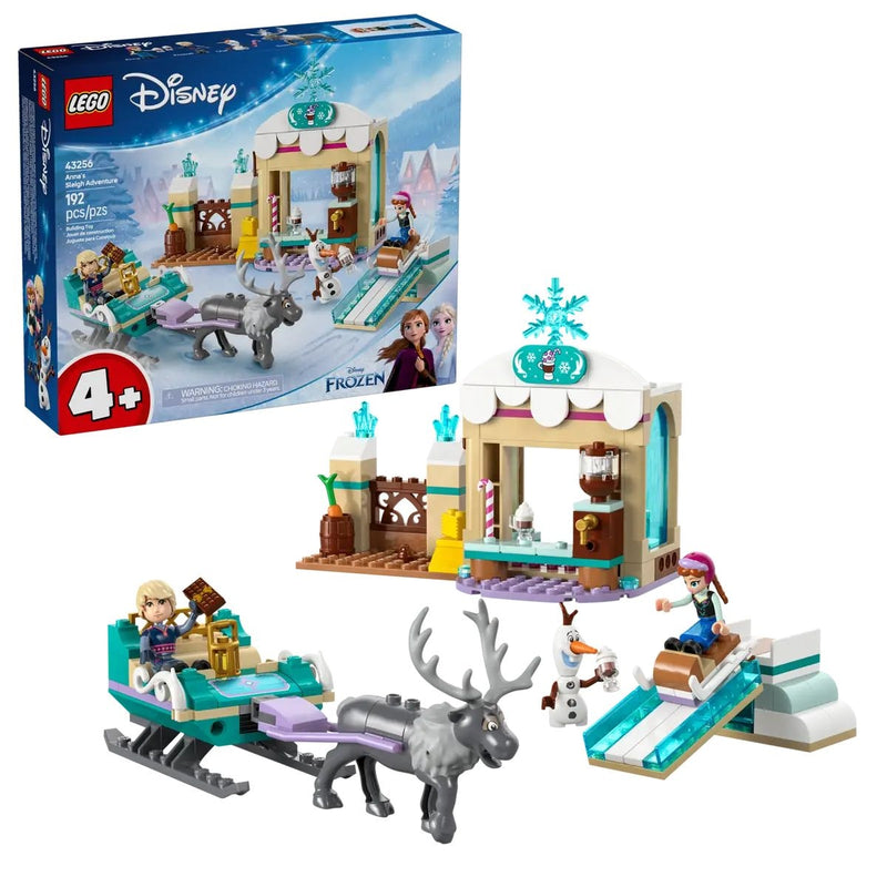LEGO Disney Princess Anna's Sleigh Adventure - 43256, 174-pcs, Ages 5+ W2