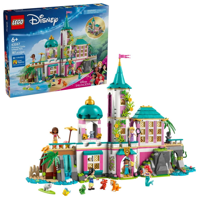 LEGO Disney Princess Castle and Royal Pets - 43267, 787-pcs, Ages 6+ N2