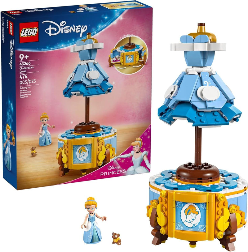 LEGO Disney Princess Cinderella’s Dress Toy - 43266, 474-pcs, Ages 9+ F4