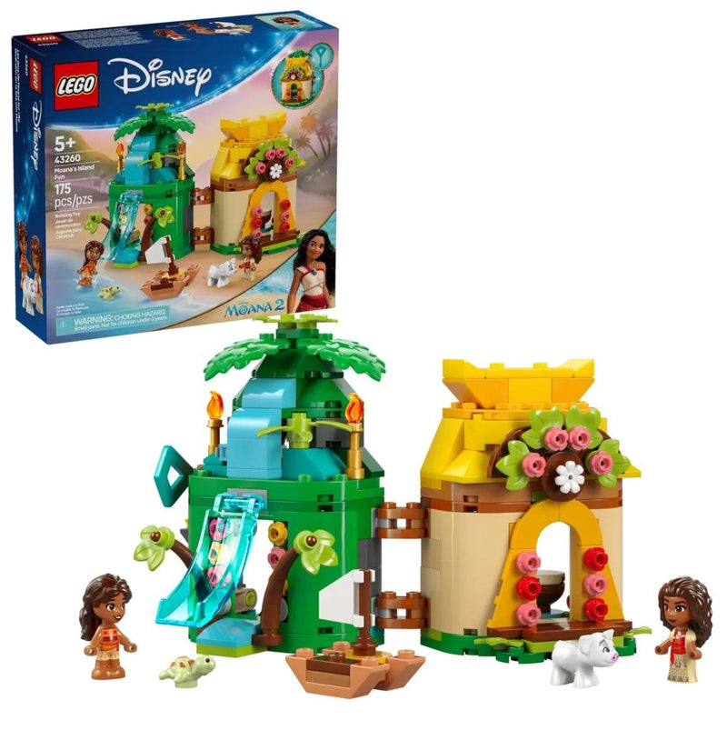 LEGO Disney Princess Moana's Island Fun Interactive Set - 43260, 175-pcs, Ages 5+ U3