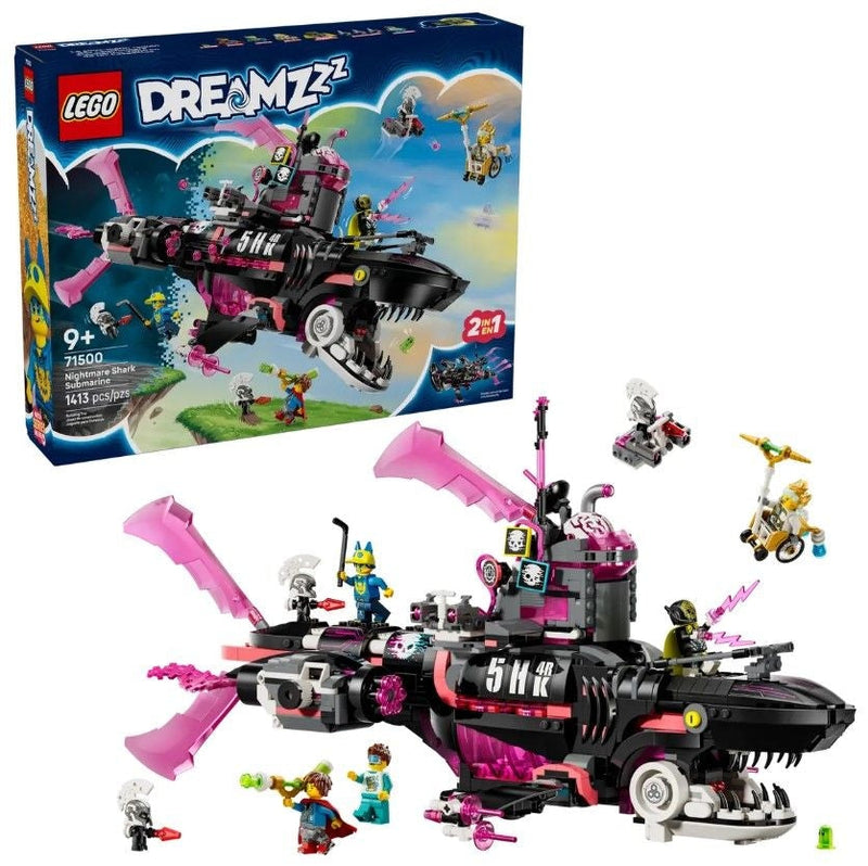 LEGO DREAMZzz Nightmare Shark Submarine - 71500, 1413-pcs, Ages 9+ O7