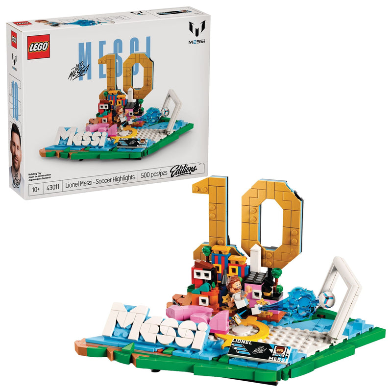 LEGO Editions Lionel Messi, Soccer Highlights - 43011, 500-pcs, Ages 10+ J7
