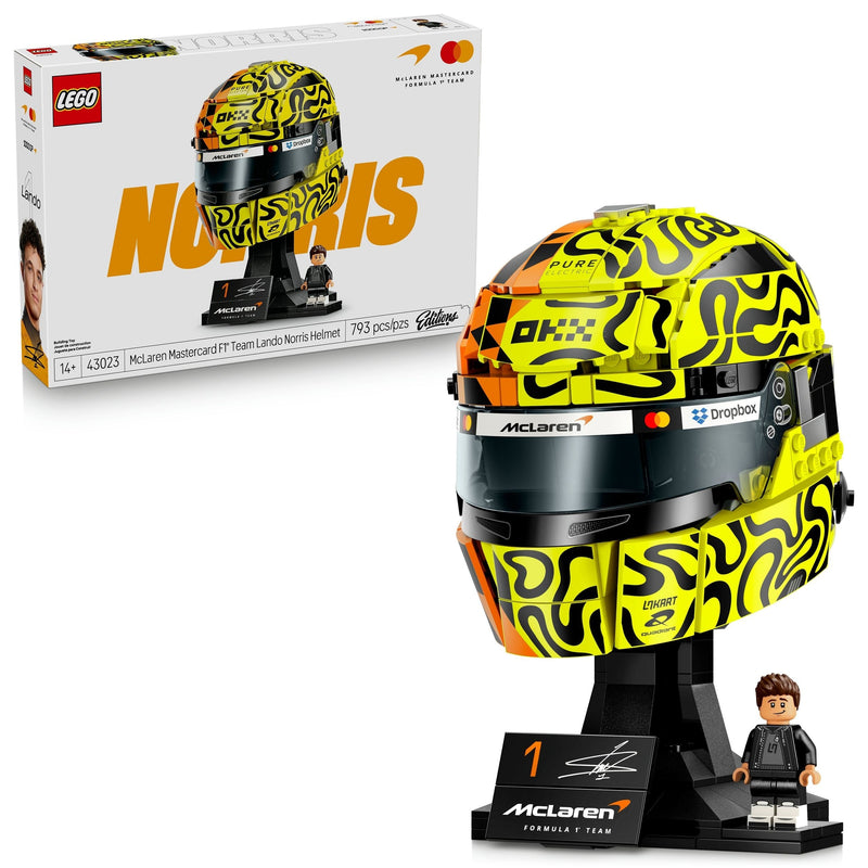 LEGO Editions McLaren Mastercard Lando Norris Helmet - 43023, 793-pcs, Ages 14+ N1