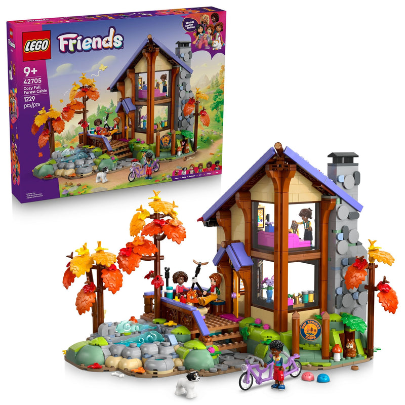 LEGO Friends Cozy Fall Forest Cabin 42705 Y0