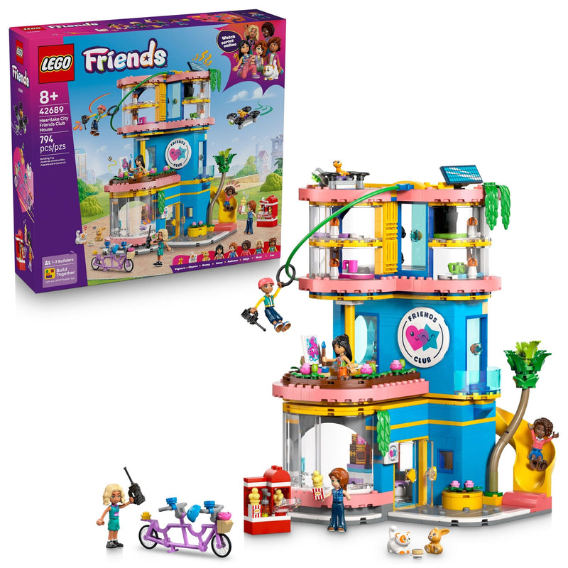 LEGO Friends Heartlake City Friends Club House Building Set - 42896, 794-pcs, Ages 8+ R4