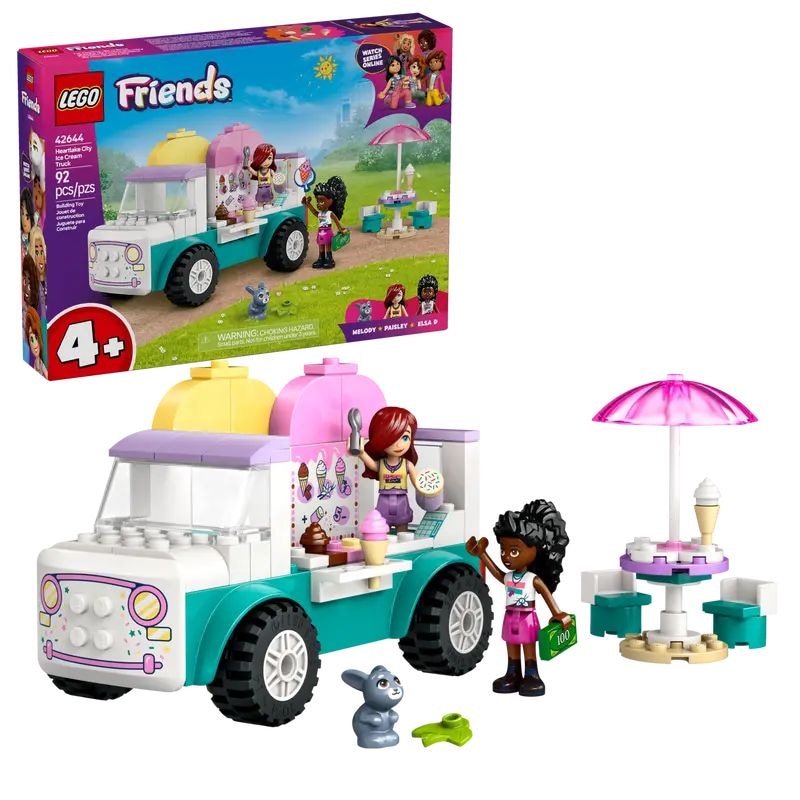 LEGO Friends Heartlake City Ice Cream Truck Set - 42644, 92-pcs, Ages 4+ E7