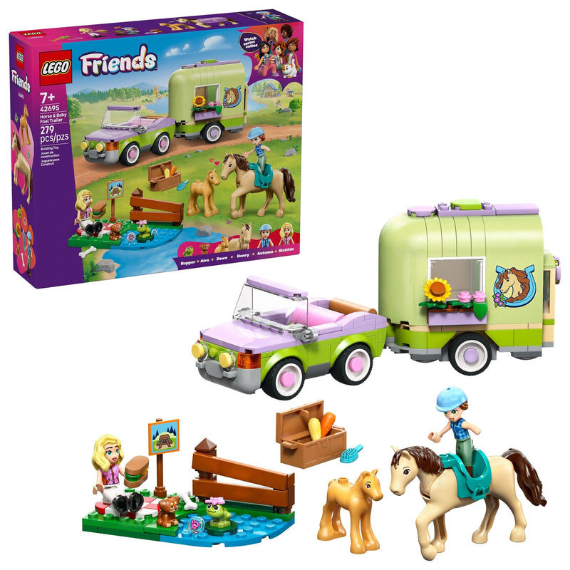 LEGO Friends Horse & Baby Foal Trailer - 42695, 279-pcs, Ages 6+ V5
