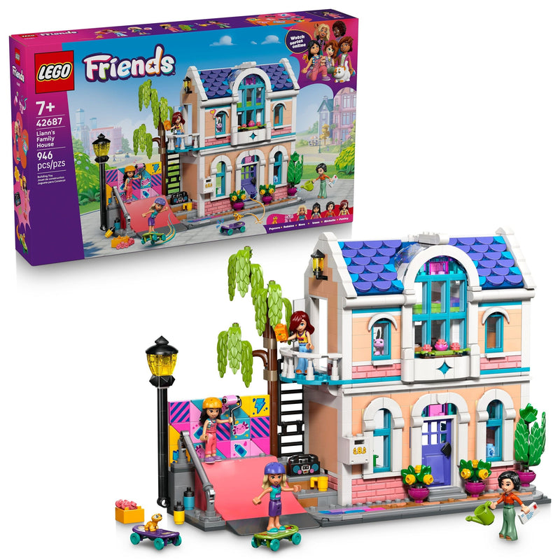 LEGO Friends Liann's Family House Building Set - 42687, 946-pcs, Ages 7+ F7