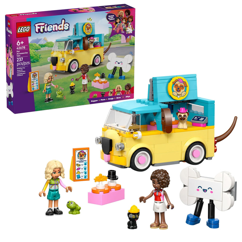 LEGO Friends Pet Accessories Van - 42678, 237-pcs, Ages 6+ B3
