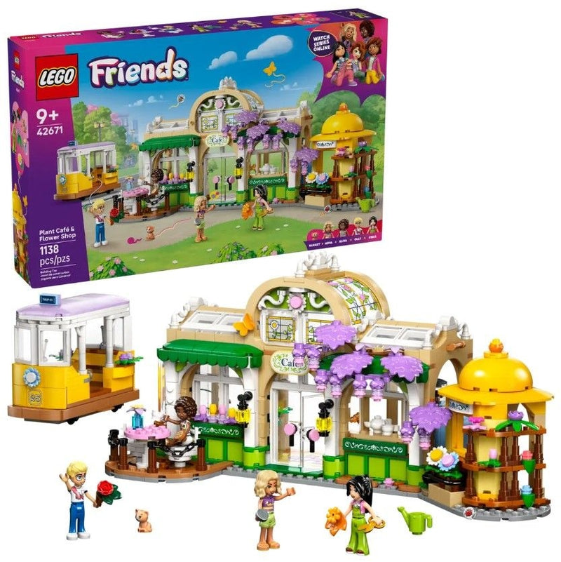LEGO Friends Plant Café and Flower Shop - 42671, 1138-pcs, Ages 9+ H1