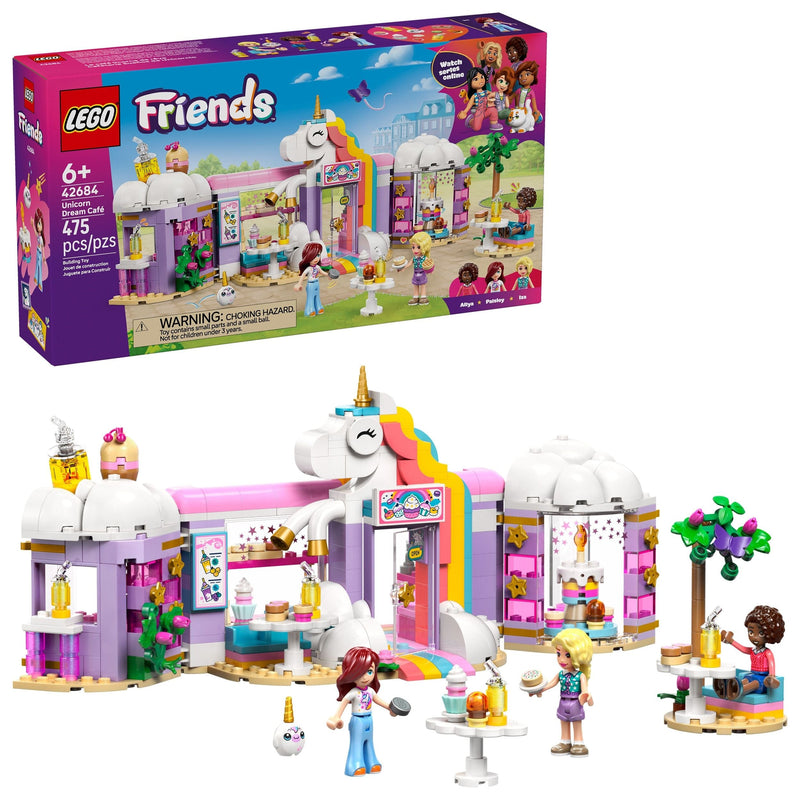 LEGO Friends Unicorn Dream Café - 42684, 475-pcs, Ages 6+ C4