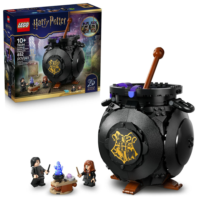 LEGO Harry Potter Cauldron: Secret Potions Classroom Building Set - 76464, 652-pcs, Ages 10+ Y6