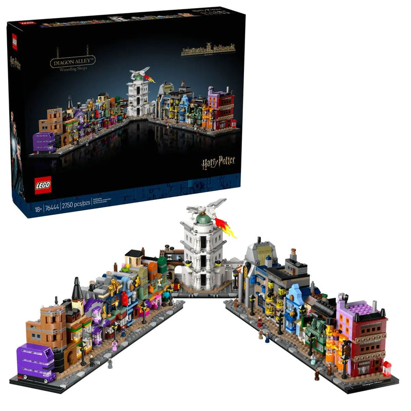LEGO Harry Potter Diagon Alley Wizarding Shops - 76444, 2750-pcs, Ages 18+ W8