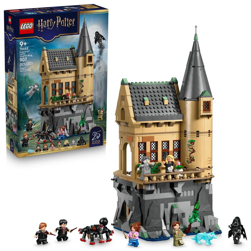 LEGO Harry Potter Hogwarts Castle: Hospital Wing Toy Building Set - 76463, 907-pcs, Ages 9+ D2