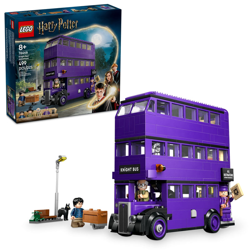 LEGO Harry Potter Knight Bus Adventure Building Set - 76446, 499-pcs, Ages 8+ S7