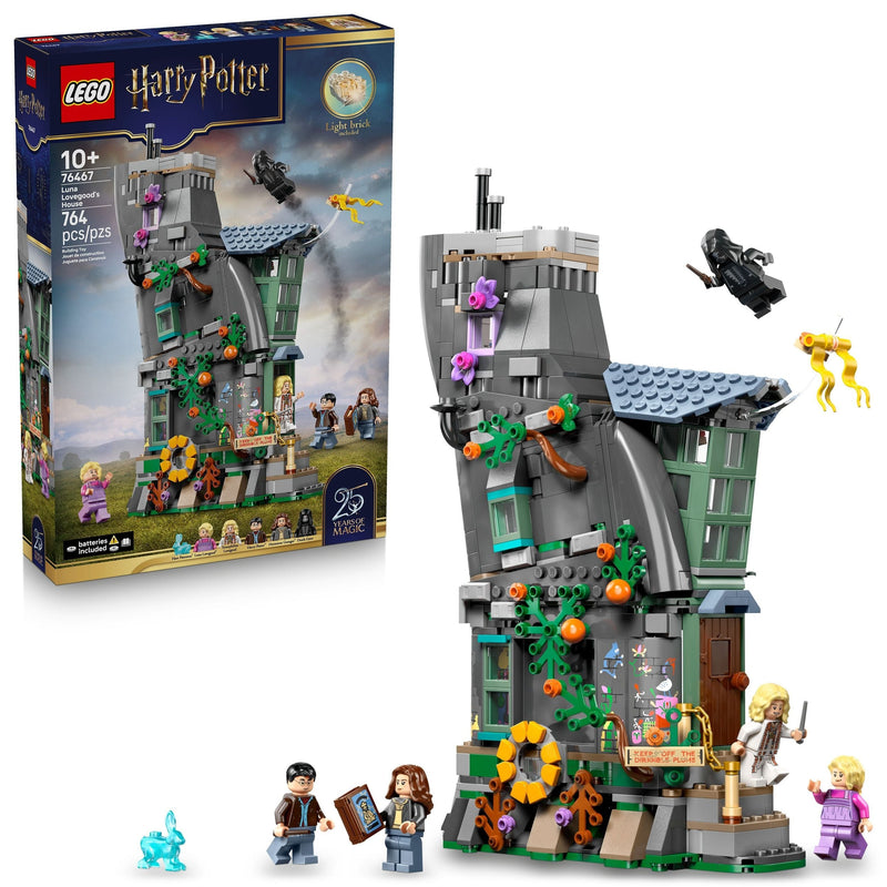 LEGO Harry Potter Luna Lovegood's House Toy Building Set- 76467, 764-pcs, Ages 10+ S6