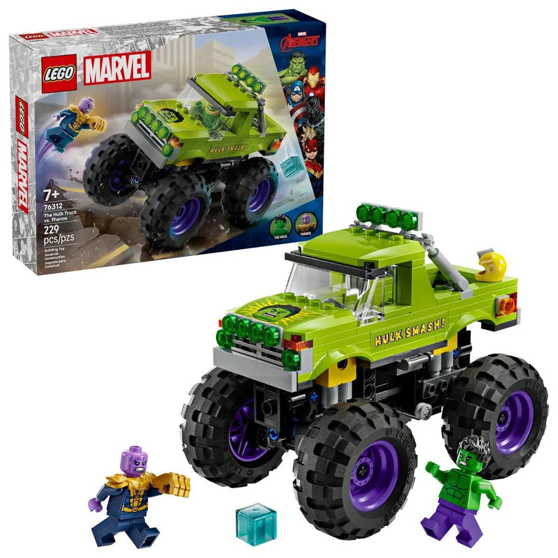 LEGO Marvel 76312 The Hulk Truck vs. Thanos, 229-pc S7