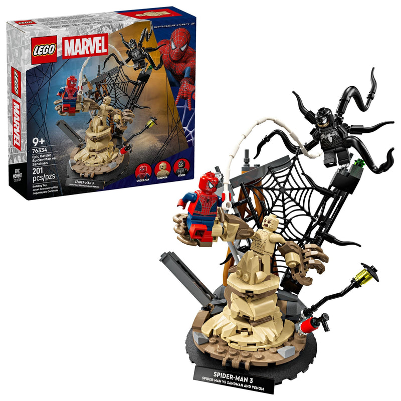 LEGO Marvel Epic Battle: Spider-Man vs. Sandman - 76334, 201-pcs, Ages 9+ C6