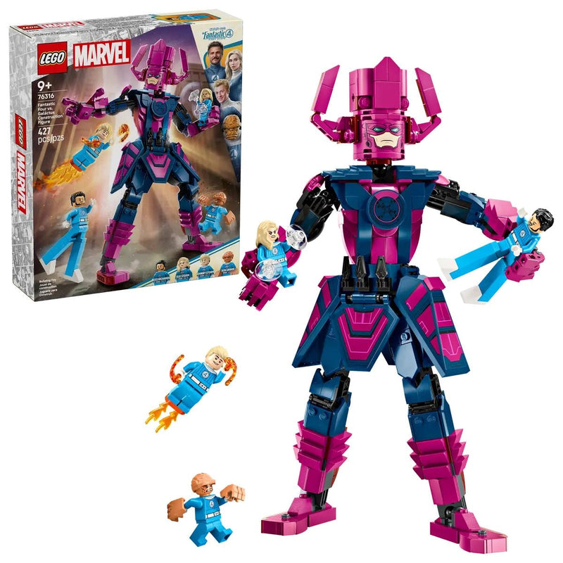 LEGO Marvel Fantastic Four vs. Galactus Construction Figure - 76316, 427-pcs, Ages 9+ H7